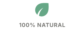 100% NATURAL